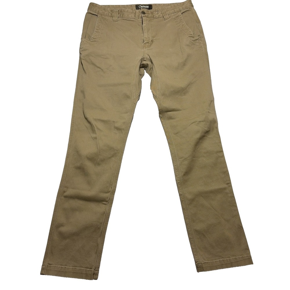 Mountain Khakis Teton Pant Slim Fit Mens 35x34 (Act 35x32) Beige Outdoor Casual